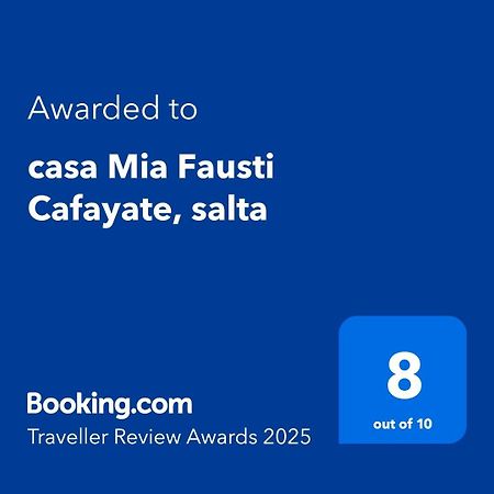 Casa Mia Fausti Cafayate, Salta Villa Buitenkant foto
