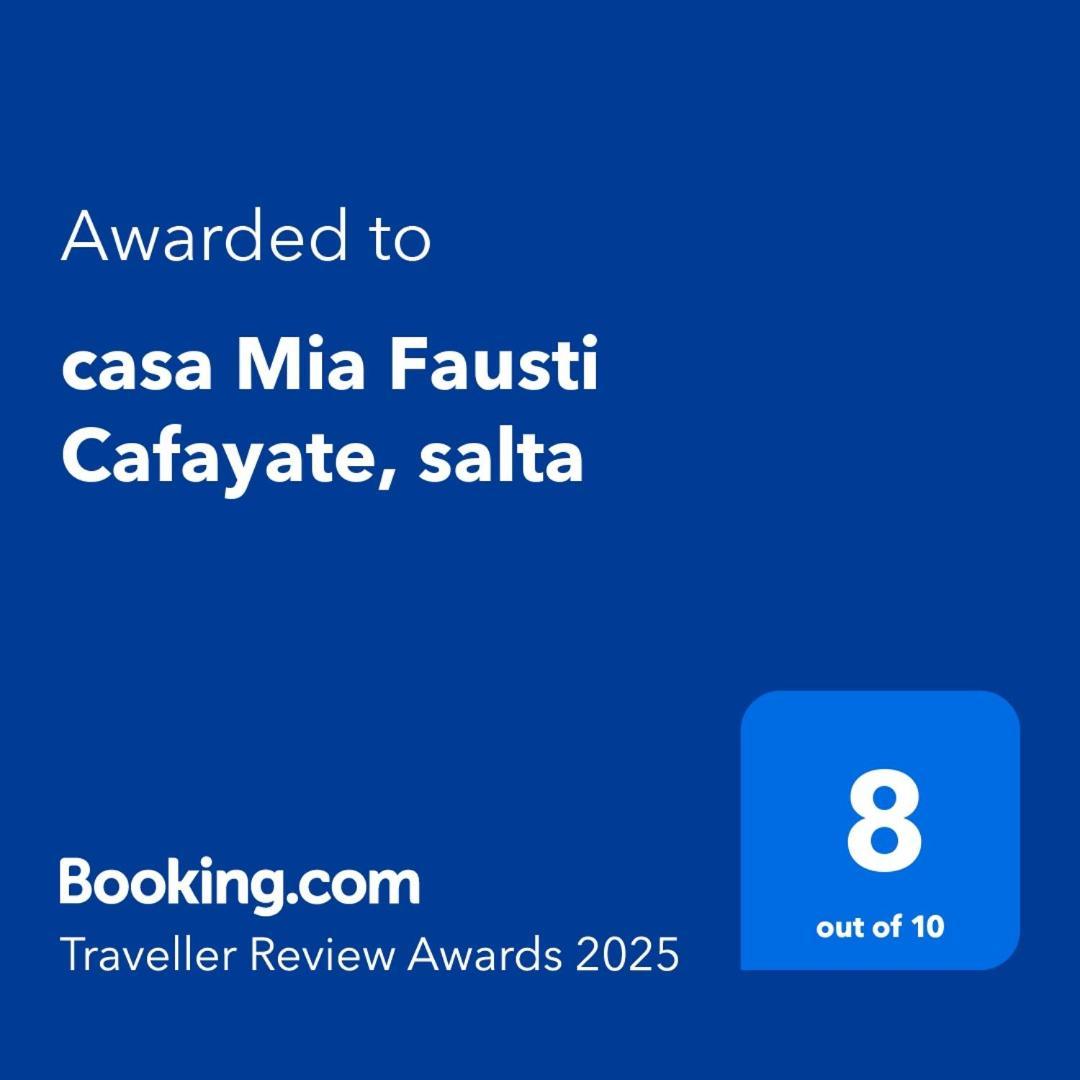 Casa Mia Fausti Cafayate, Salta Villa Buitenkant foto